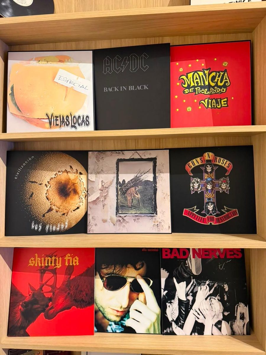 Cuadro con forma de tapa de vinilo