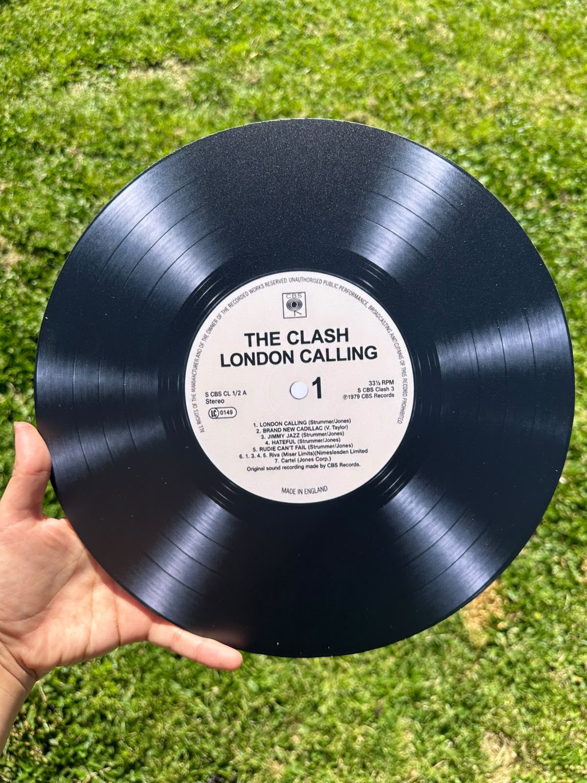 Cuadro con forma de vinilo